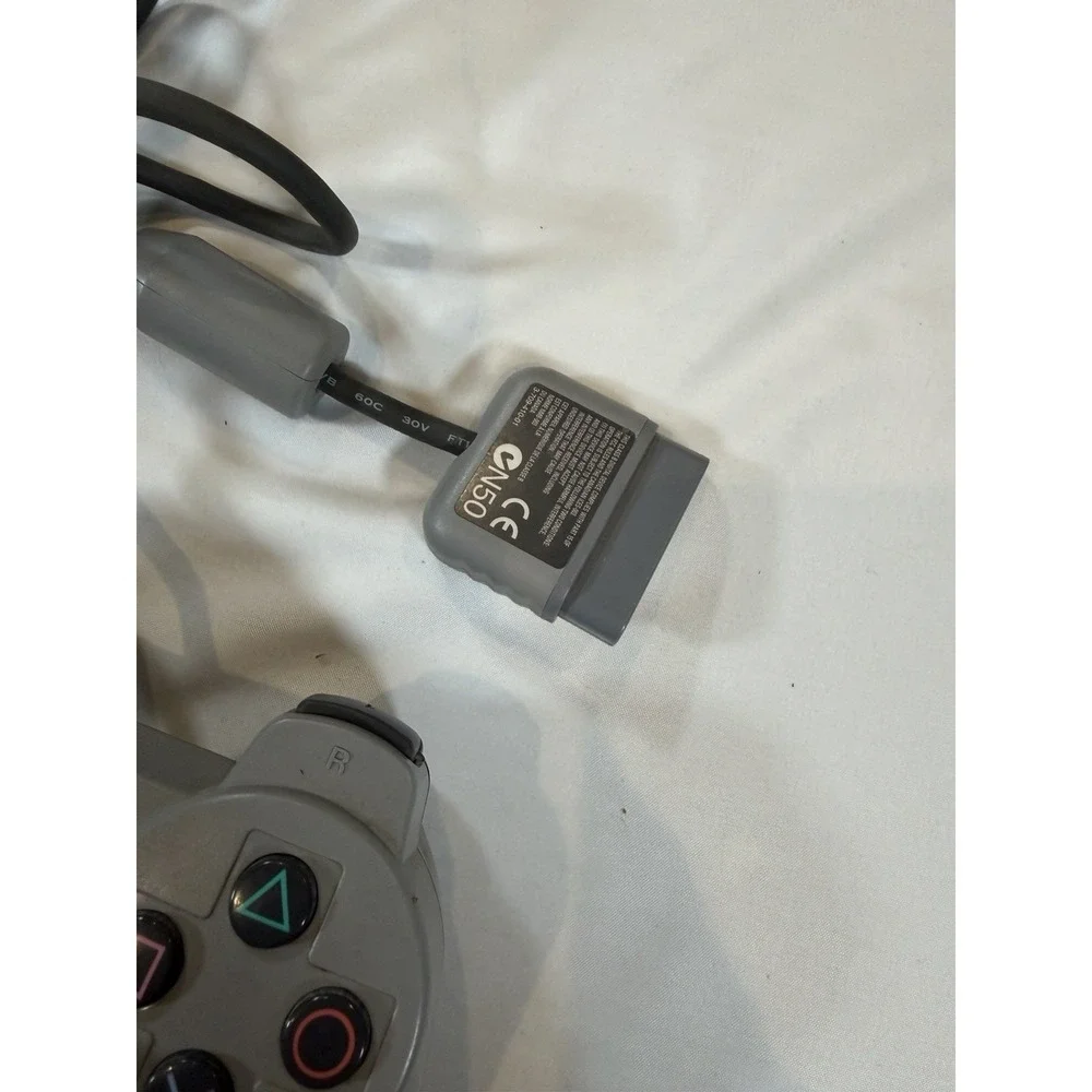 Sony PlayStation Analog Controller Gray SCPH-1200‎ OEM PS1 PS2 Untested